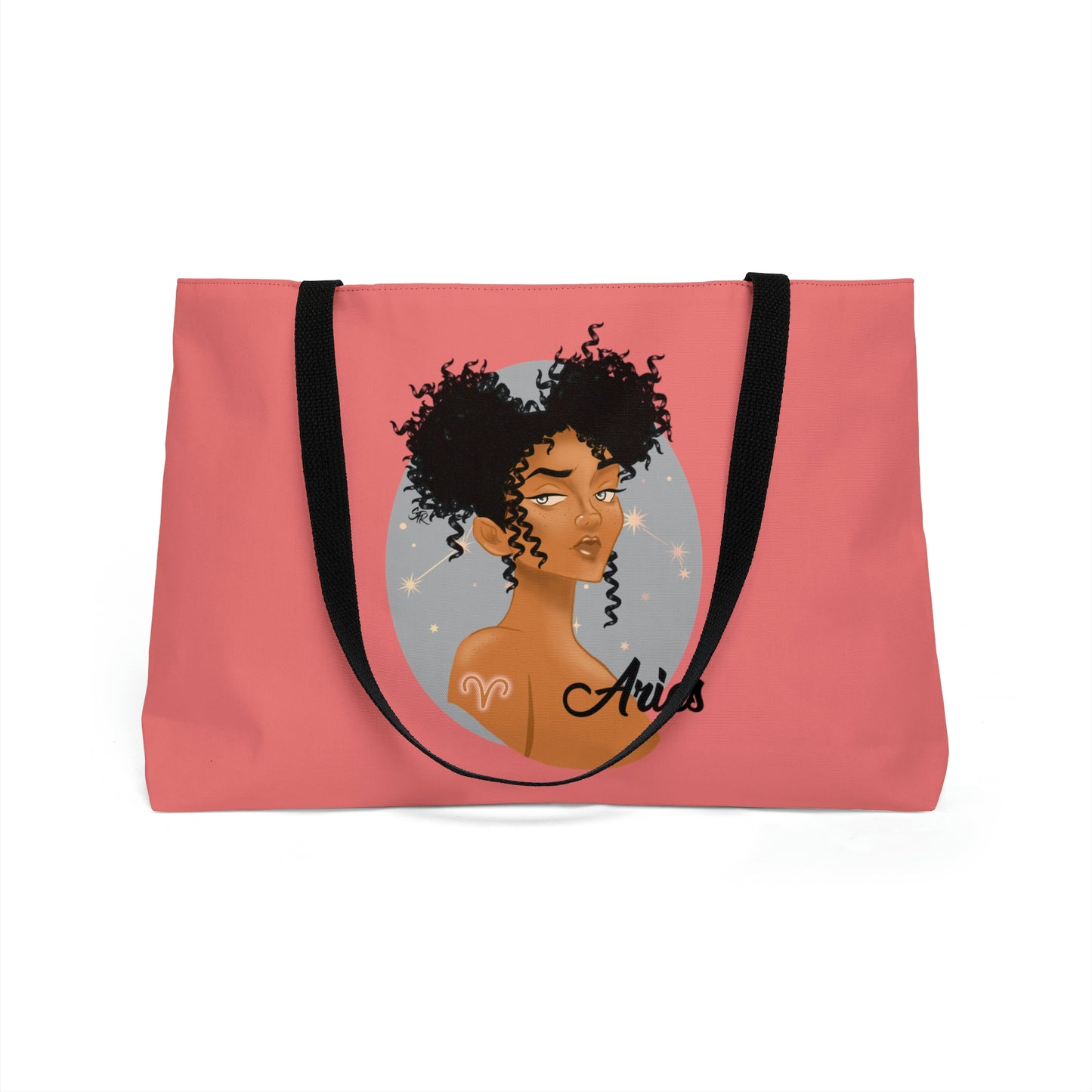 Zodiac Girls Aries Weekender Tote Bag