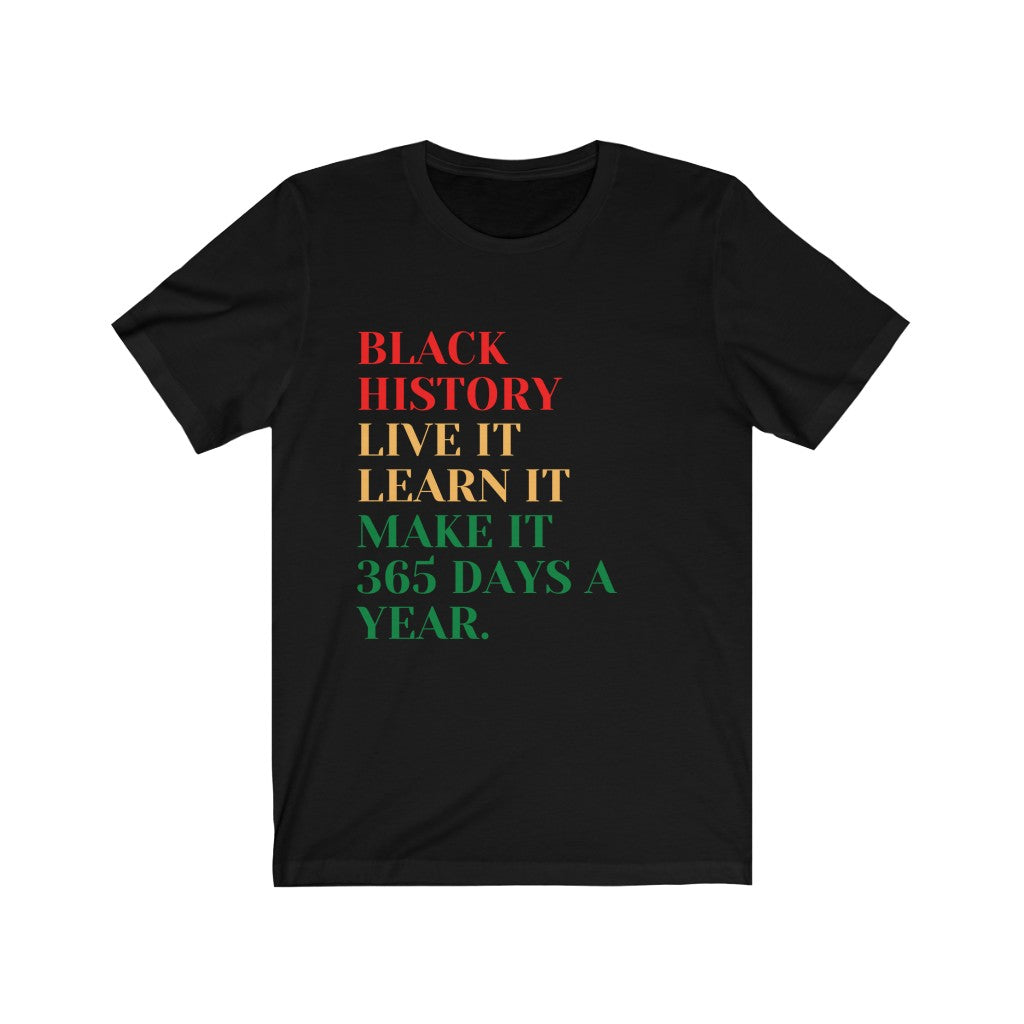 Black History - 365 Short Sleeve Tee