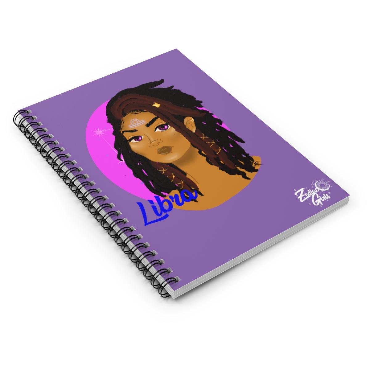 Zodiac Girls Libra Spiral Notebook - Ruled Line