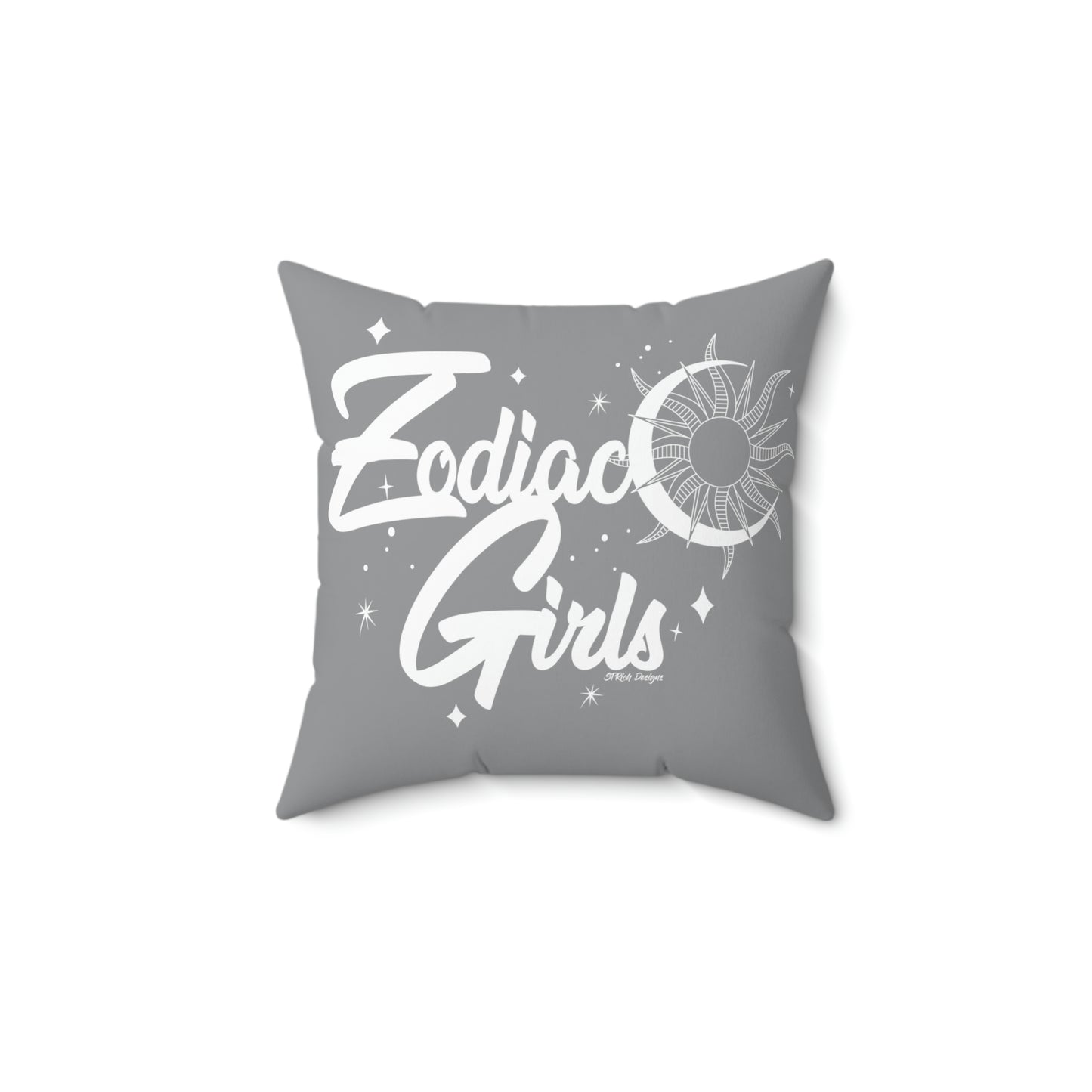 Zodiac Girls "Capricorn" Spun Polyester Square Pillow