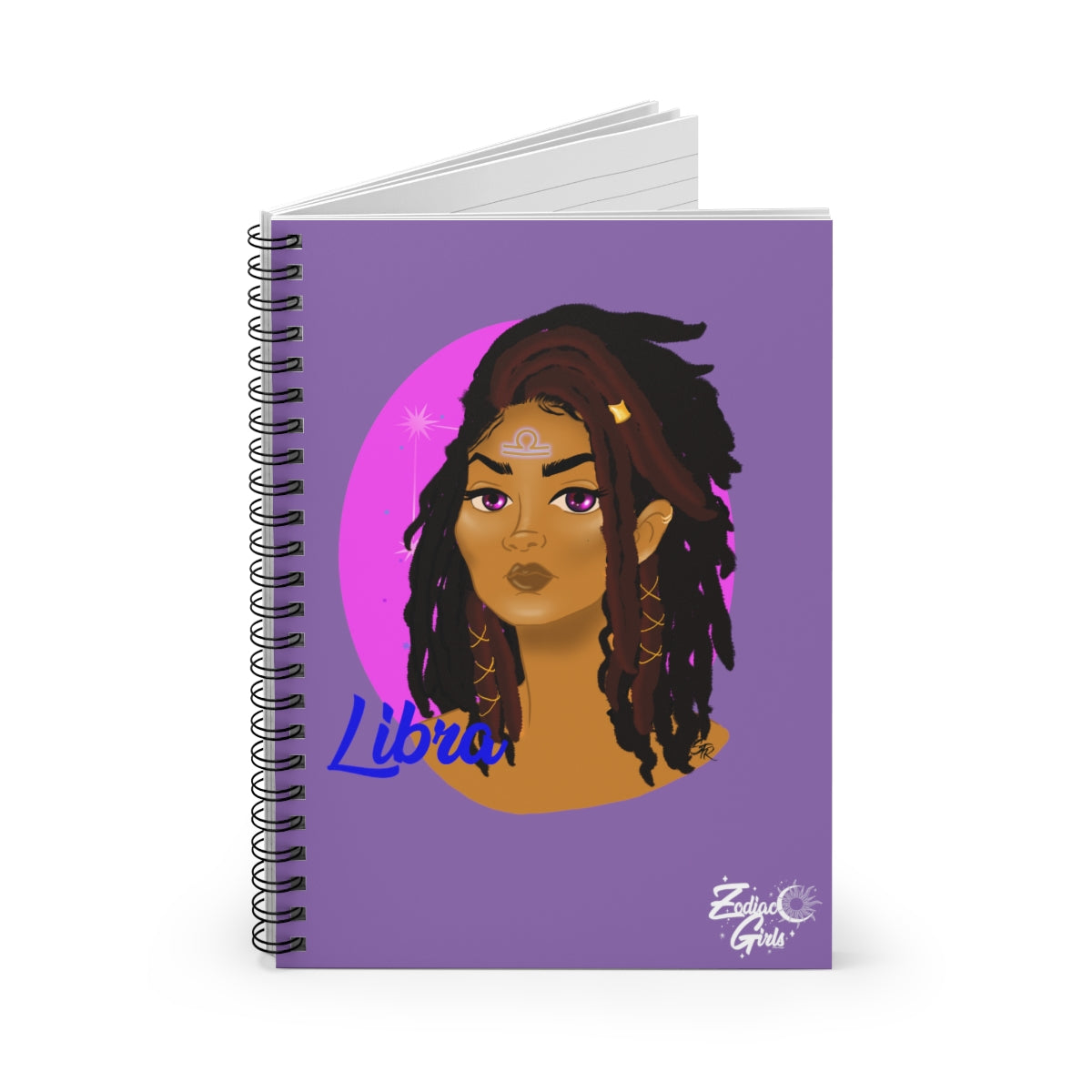 Zodiac Girls Libra Spiral Notebook - Ruled Line