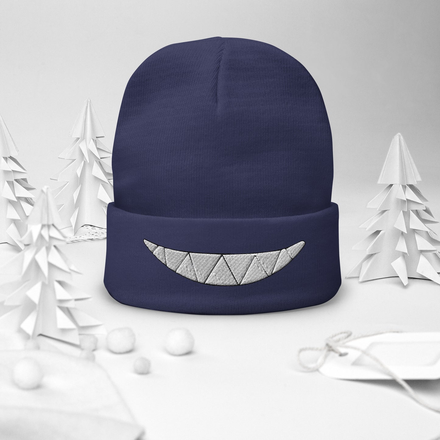 Shinra's Smile Embroidered Beanie