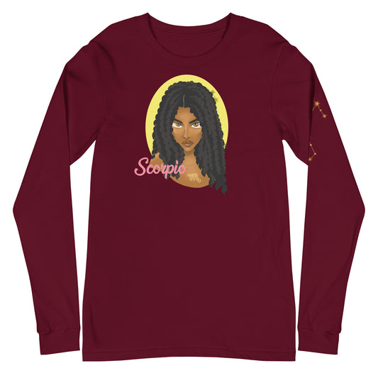 Zodiac Girls "Scorpio" Unisex Long Sleeve Tee