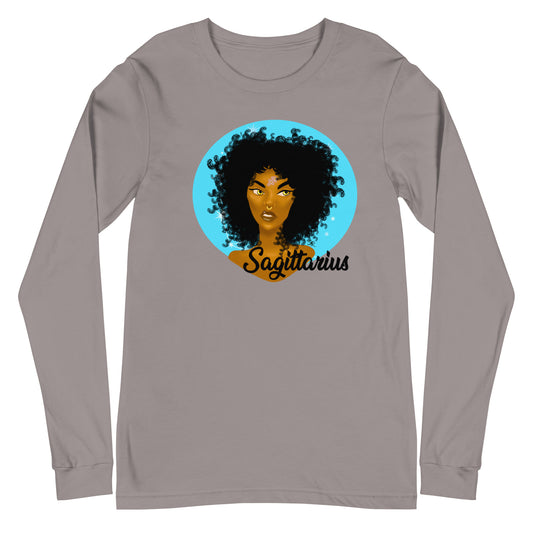 Zodiac Girls "Sagittarius" Unisex Long Sleeve Tee