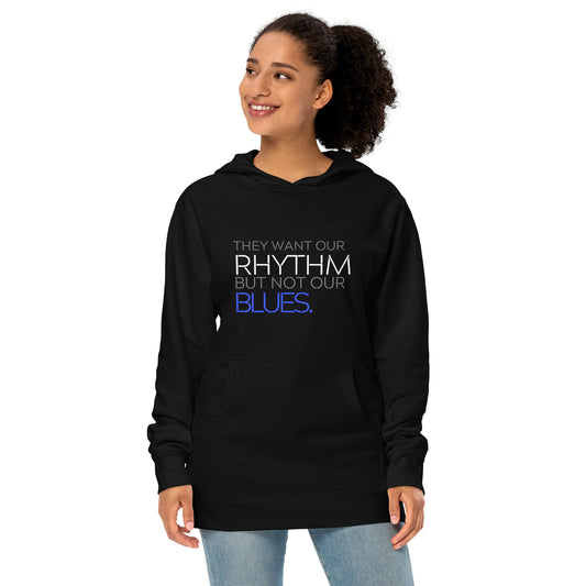 They want our Rhythm Unisex midweight hoodie