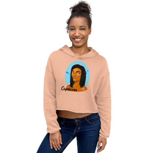 Zodiac Girls "Capricorn" Crop Hoodie